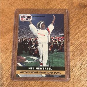 WHITNEY HOUSTON's performance of National Anthem prior to Super Bowl XXV